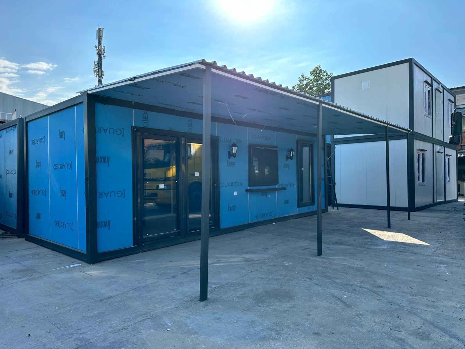24 M2 1+1 VERANDALI KONTEYNER EV