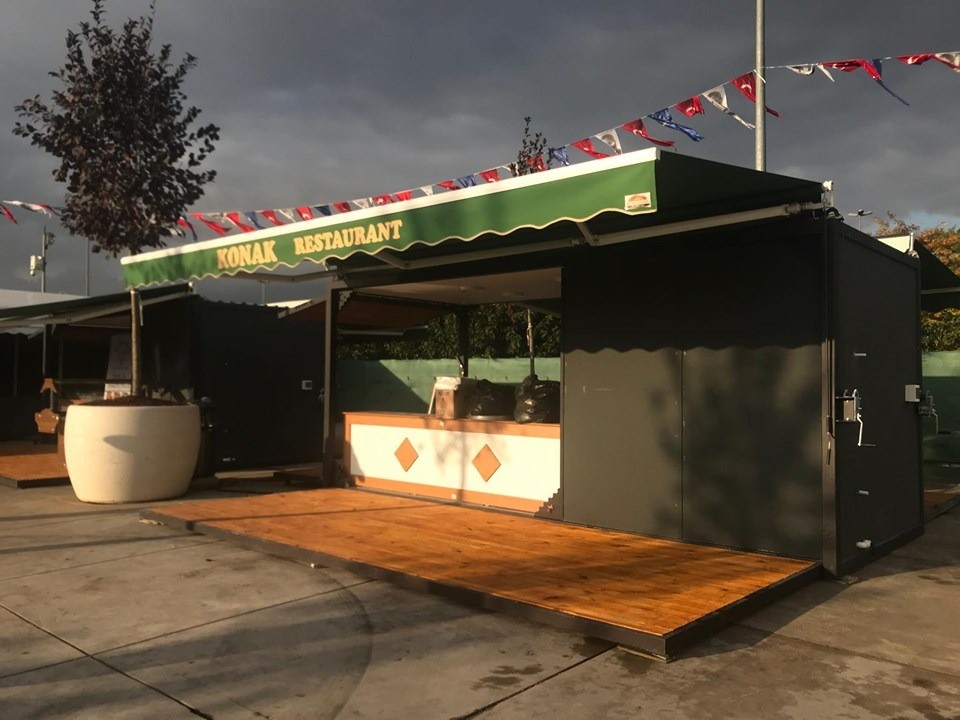 ÖZEL ÜRETİM TAŞINABİLİR CAFE KONTEYNER